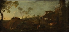 Landscape with Ruins by Jan van Ossenbeeck