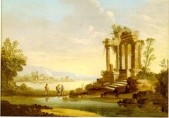 Landscape with Temple in Ruin by Caspar David Friedrich