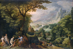 Landscape with the Judgement of Paris by Gillis van Coninxloo