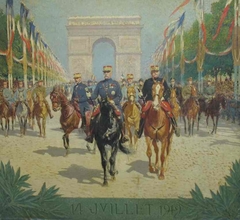 Le défilé de la Victoire 14 juillet 1919 by Louis Ferdinand Malespina