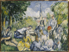 Le Déjeuner sur l'herbe by Paul Cézanne