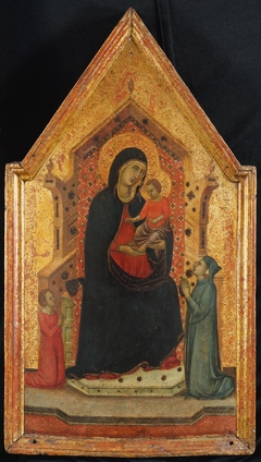 Madonna and Child Enthroned with Two Donors by Goodhart Master