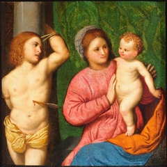 Madonna and Child with Saint Sebastian