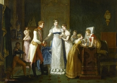 Marie-Louise of Austria Bidding Farewell to her Family in Vienna by Pauline Auzou