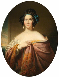 Mary Ann Viney-Evans, Viscountess Beaconsfield (1792-1872) by James Godsell Middleton