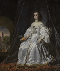 Mary Stuart, Princess of Orange, as Widow of William II by Bartholomeus van der Helst