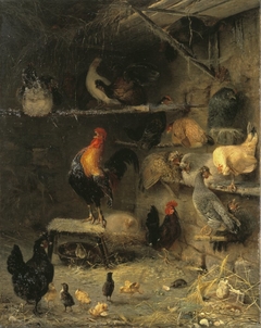 Morning in the Hen-House by Axel Raab