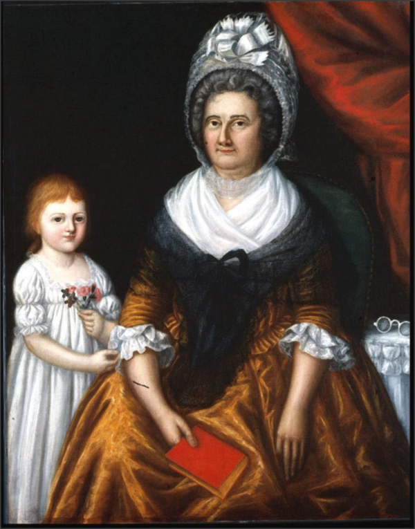 Mrs. John Moale (Ellin North) and Her Granddaughter, Ellin North Moale