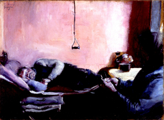 Niels Gaihede`s afternoon nap by Christian Krohg
