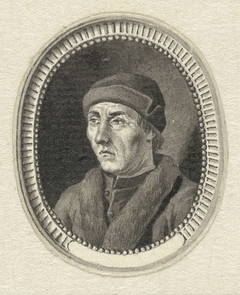 Ovaal portret van Laurens Jansz. Coster by Jacques Kuyper