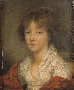 Portrait de jeune fille by Jeanne-Philiberte Ledoux