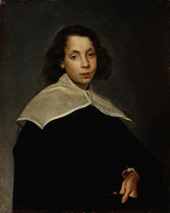 Portrait of a boy by Frans Luycx