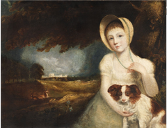 Portrait of a Child with a Dog by John Constable