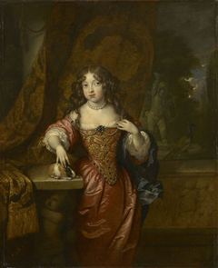 Portrait of a Girl with a Guinea-pig