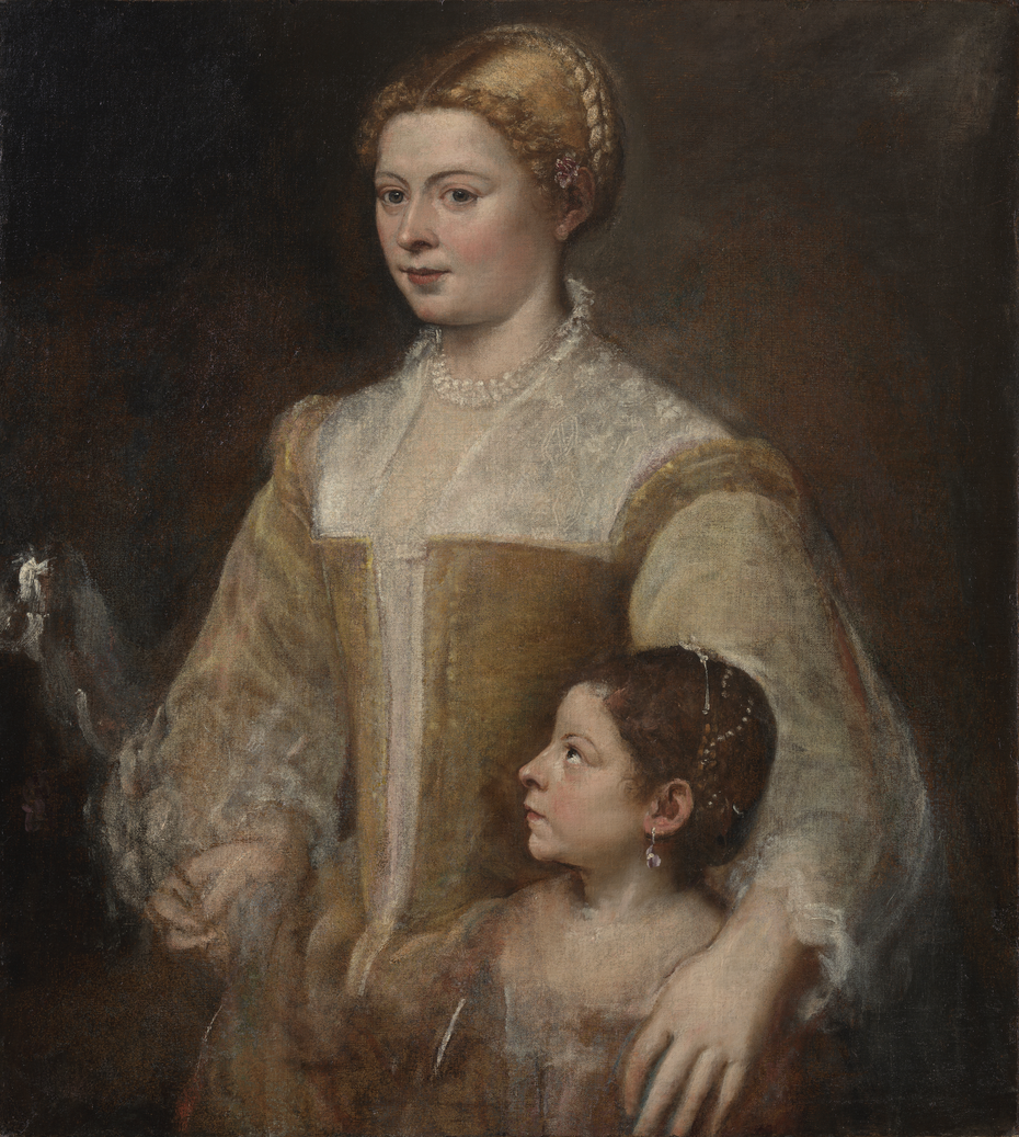 Portrait of a Lady and her Daughter