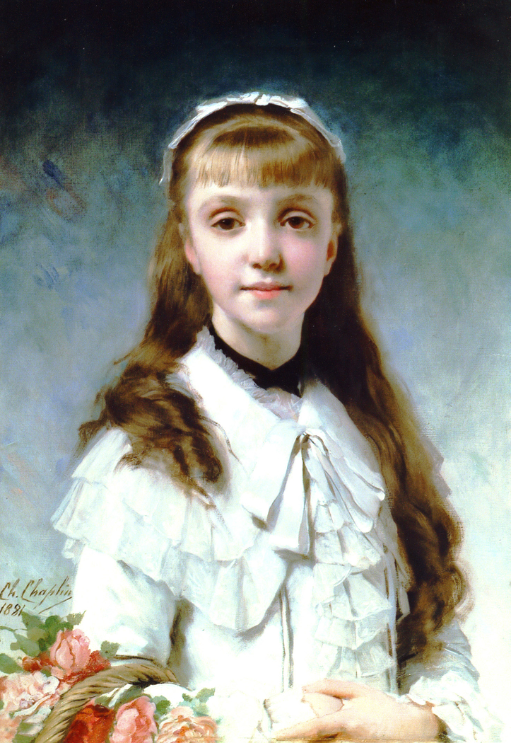 Portrait of a young girl (alternate title: Young Girl with Bouquet)