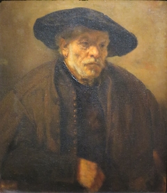 Portrait of an Old Man with Beret by Rembrandt