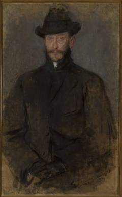 Portrait of Antoni Kamieński (1860/1861–1933), painter by Olga Boznańska