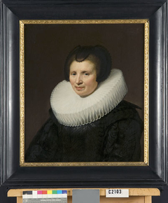 Portrait of Cornelia ten Haeff (d.1661), wife of Abraham de Brauw by Jan van Ravesteyn