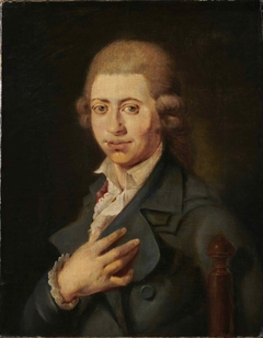 Portrait of Cornelis van Spaendonck (1756-1839) by Johan Versfelt