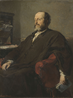 Portrait of Emile Augier by Edouard Louis Dubufe