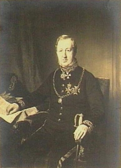 Portrait of Johan Frederic Hoffmann, mayor of Rotterdam by Robert van Eijsden