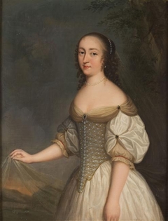 Portrait of Louise Françoise Bouthillier de Chavigny, traditionally identified as Laure Mancini by Auguste de Creuse