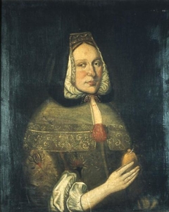 Portrait of Mary Jamesone - George Jamesone - ABDAG003433 by George Jamesone