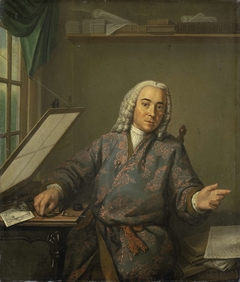 Portrait of the Engraver Jan Casper Philips by Tibout Regters