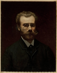 Portrait of Walerz Brochocki, painter by Kazimierz Mirecki
