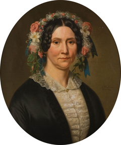 Portret van een vrouw by Basile de Loose