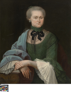 Portret van een vrouw by Matthias de Visch