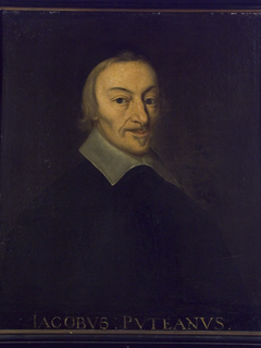 Portret van Jacobus Puteanus. by anonymous painter