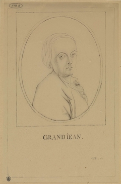 Portret van Jean Grandjean by Unknown Artist