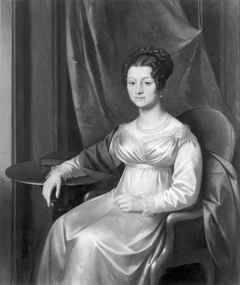 Portret van Susanna Amelia Testas (1794-1854), echtgenote van Jan Hendrik Martin Martens by Anonymous