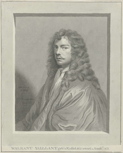 Portret van Wallerant Vaillant by Cornelis van Noorde