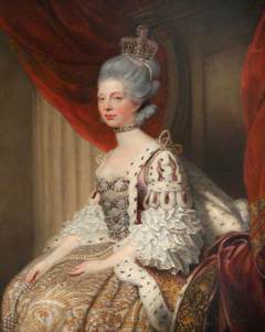 Queen Charlotte (of Mecklenburg-Strelitz) (1744-1818) in Robes of State by Unknown Artist