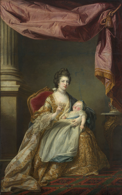 Queen Charlotte with the Infant Princess Charlotte, Princess Royal