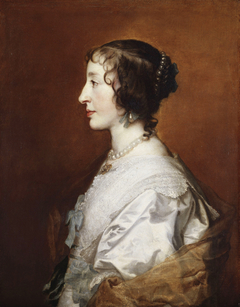 Queen Henrietta Maria (1609-1669) by Anthony van Dyck