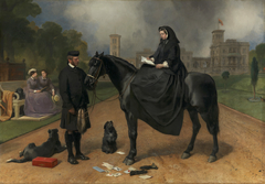 Queen Victoria at Osborne by Edwin Henry Landseer