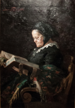 Reading granny by Jenny Nyström