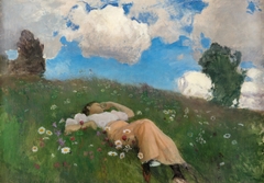 Saimi in the Meadow by Eero Järnefelt