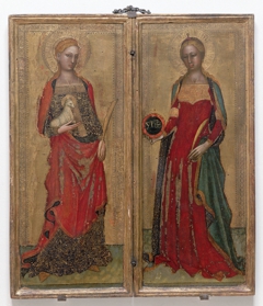 Saint Agnes and Saint Domitilla by Andrea di Bonaiuto