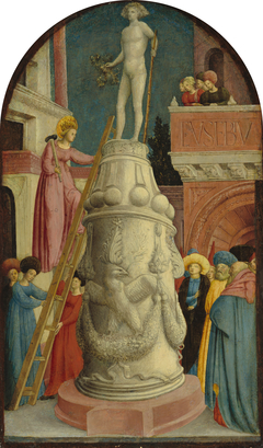Saint Apollonia Destroys a Pagan Idol by Giovanni d'Alemagna