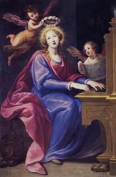 Saint Cecilia by Matteo Rosselli