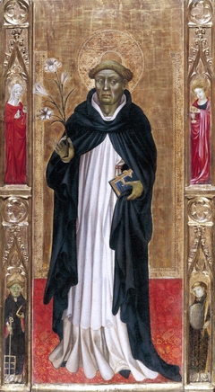 Saint Dominic Guzmán and Four Saints by Guerau Gener