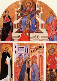 Saint Dominique (retable de la Trinité) by Bartolo di Fredi