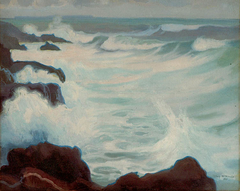 Sea at Brittany by Stanisław Ignacy Witkiewicz