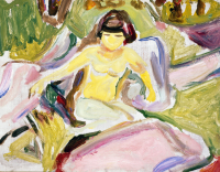 Seated Nude in the Woods