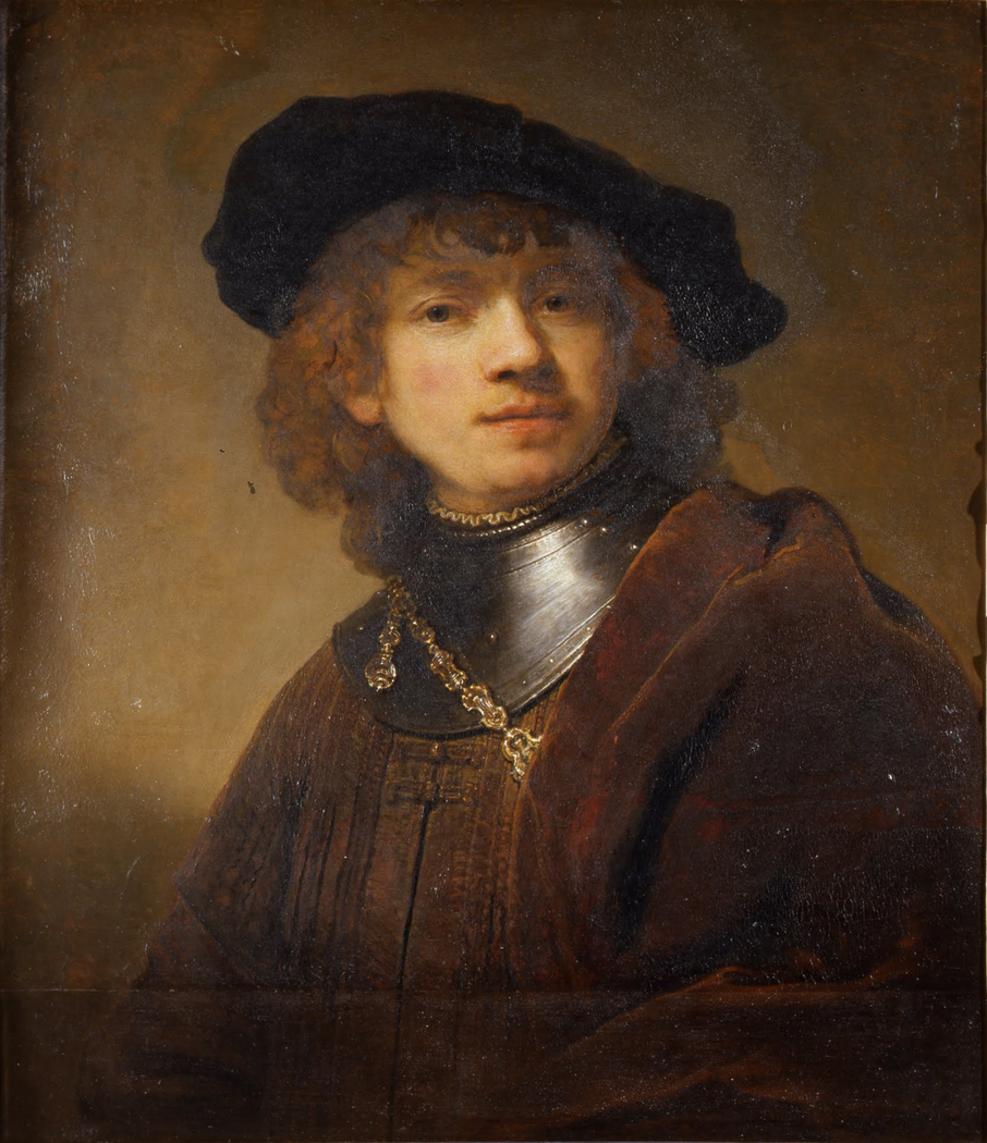 Self-portrait as a young man